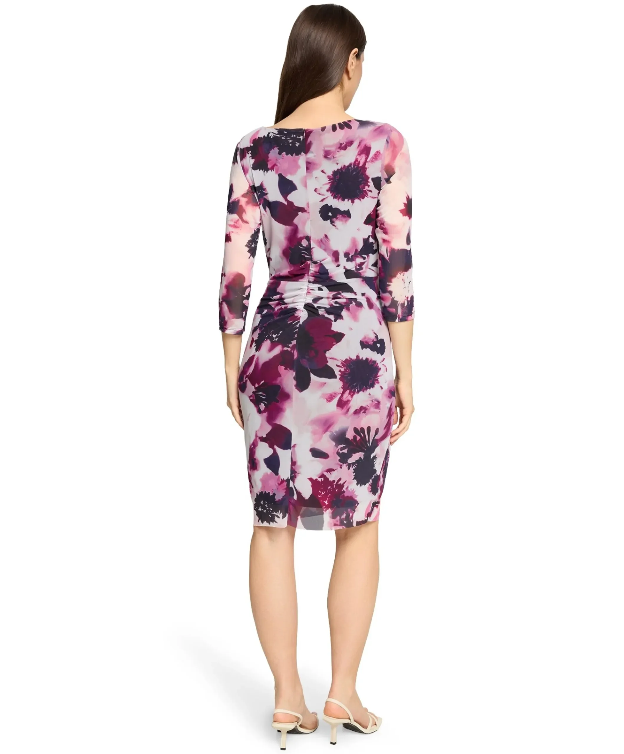 Dames jurk bordeaux