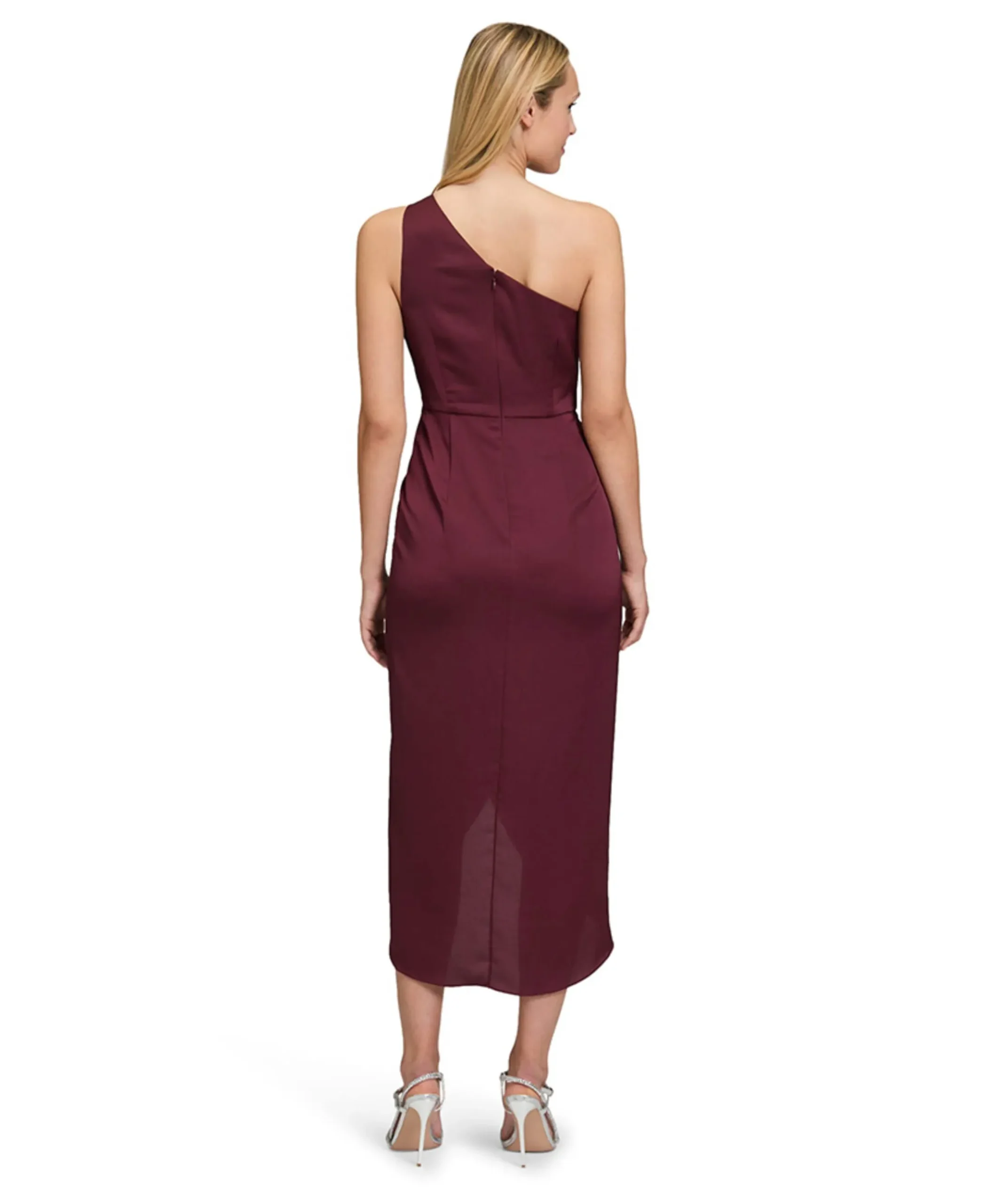 Dames jurk bordeaux