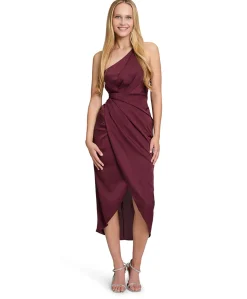 Dames jurk bordeaux