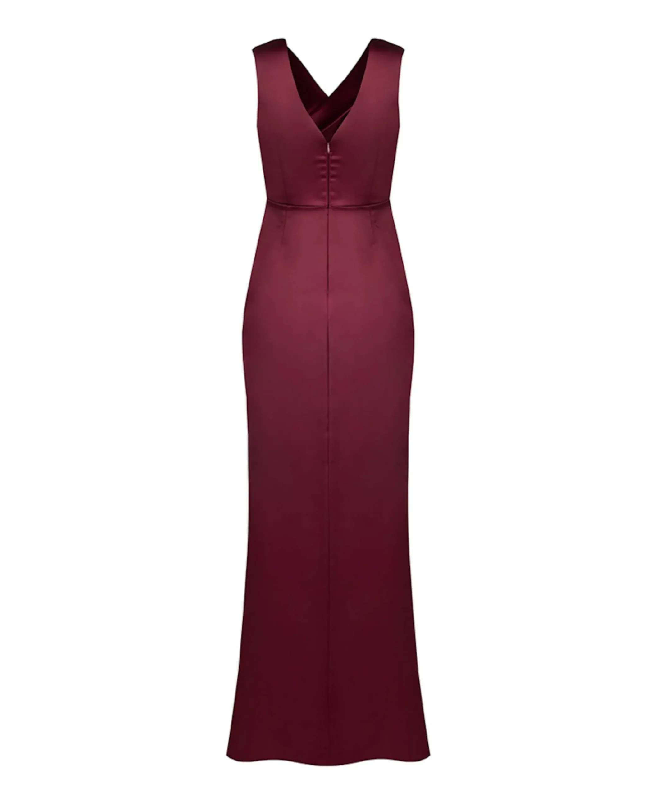 Dames jurk bordeaux