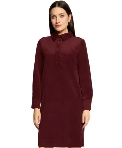 Dames jurk bordeaux