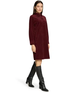 Dames jurk bordeaux