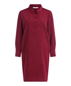 Dames jurk bordeaux