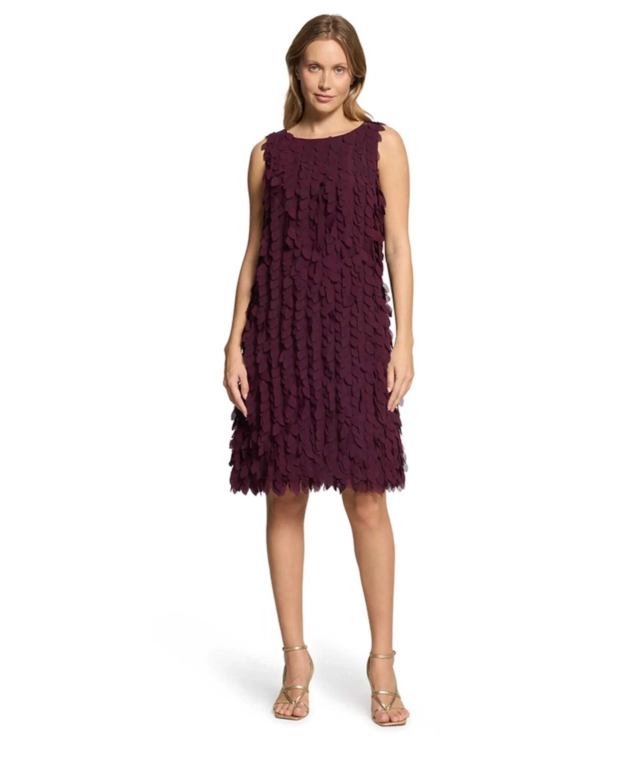 Dames jurk bordeaux