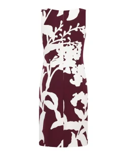 Dames jurk bordeaux