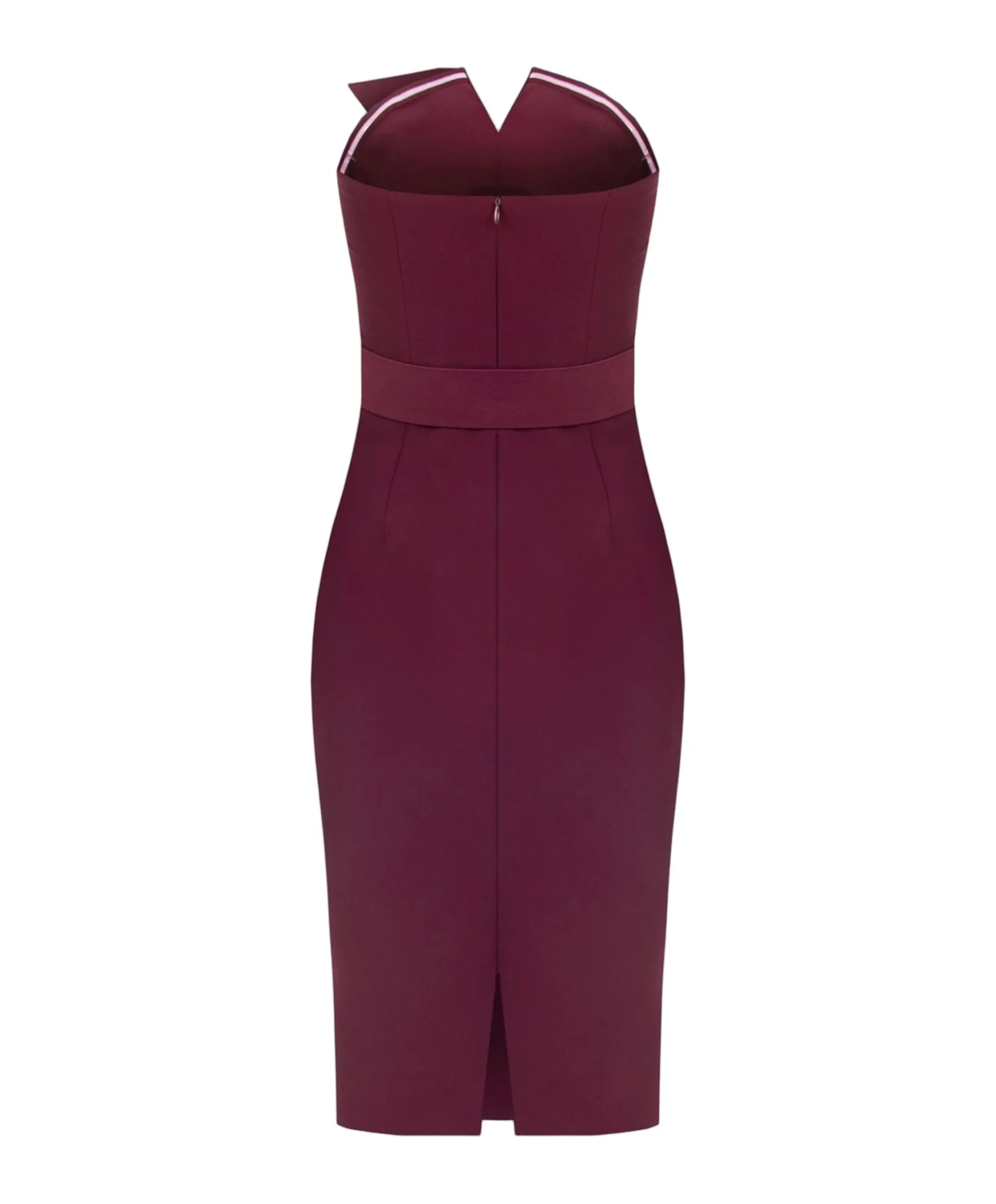 Dames jurk bordeaux