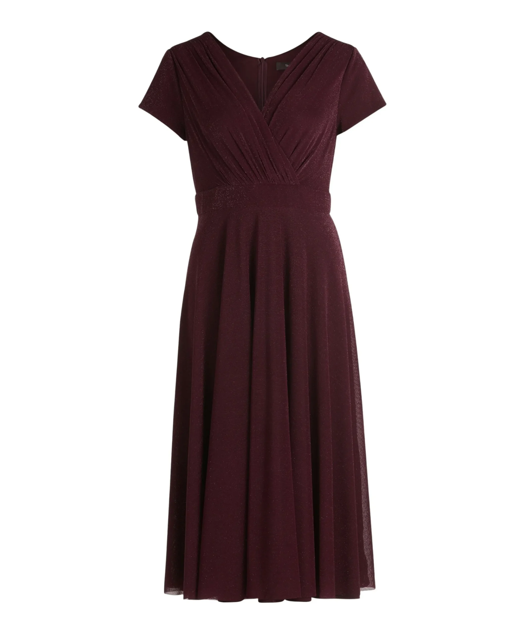 Dames jurk bordeaux