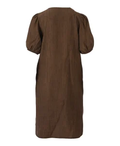 Dames jurk bruin