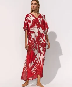 Dames jurk rood