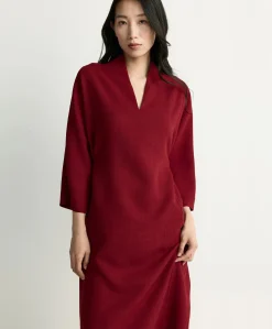 Dames jurk rood