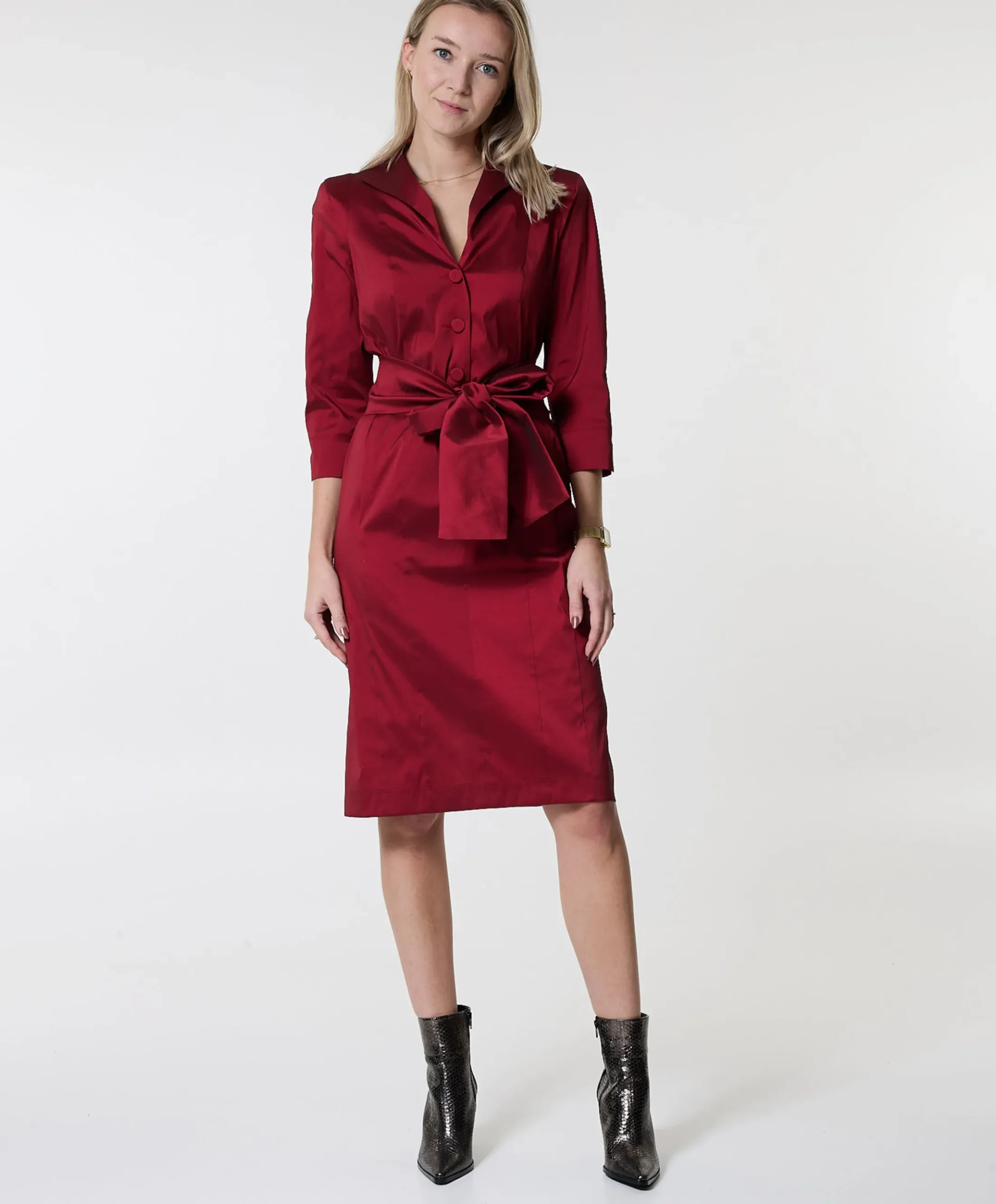 Dames jurk rood