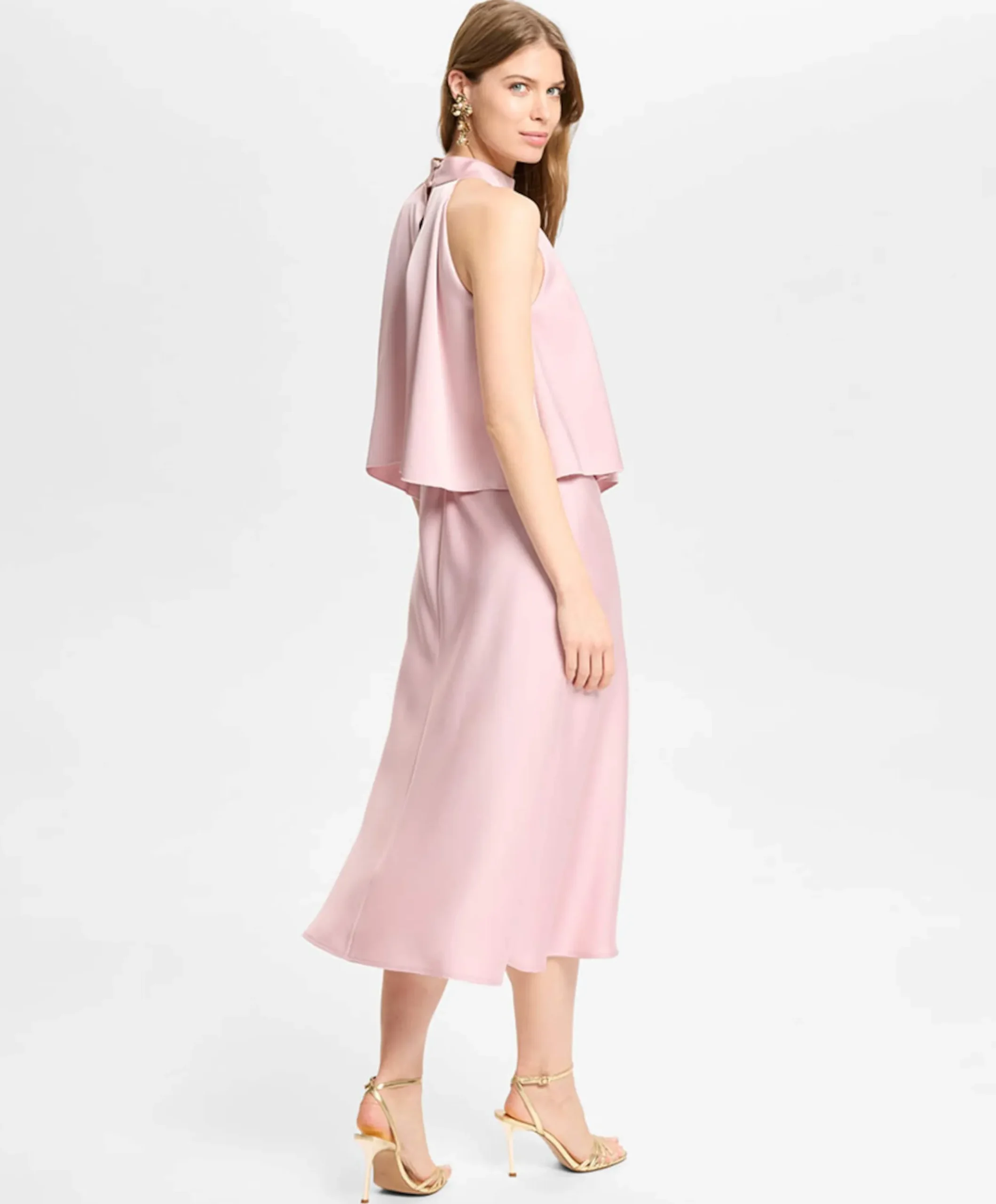 Dames jurk roze