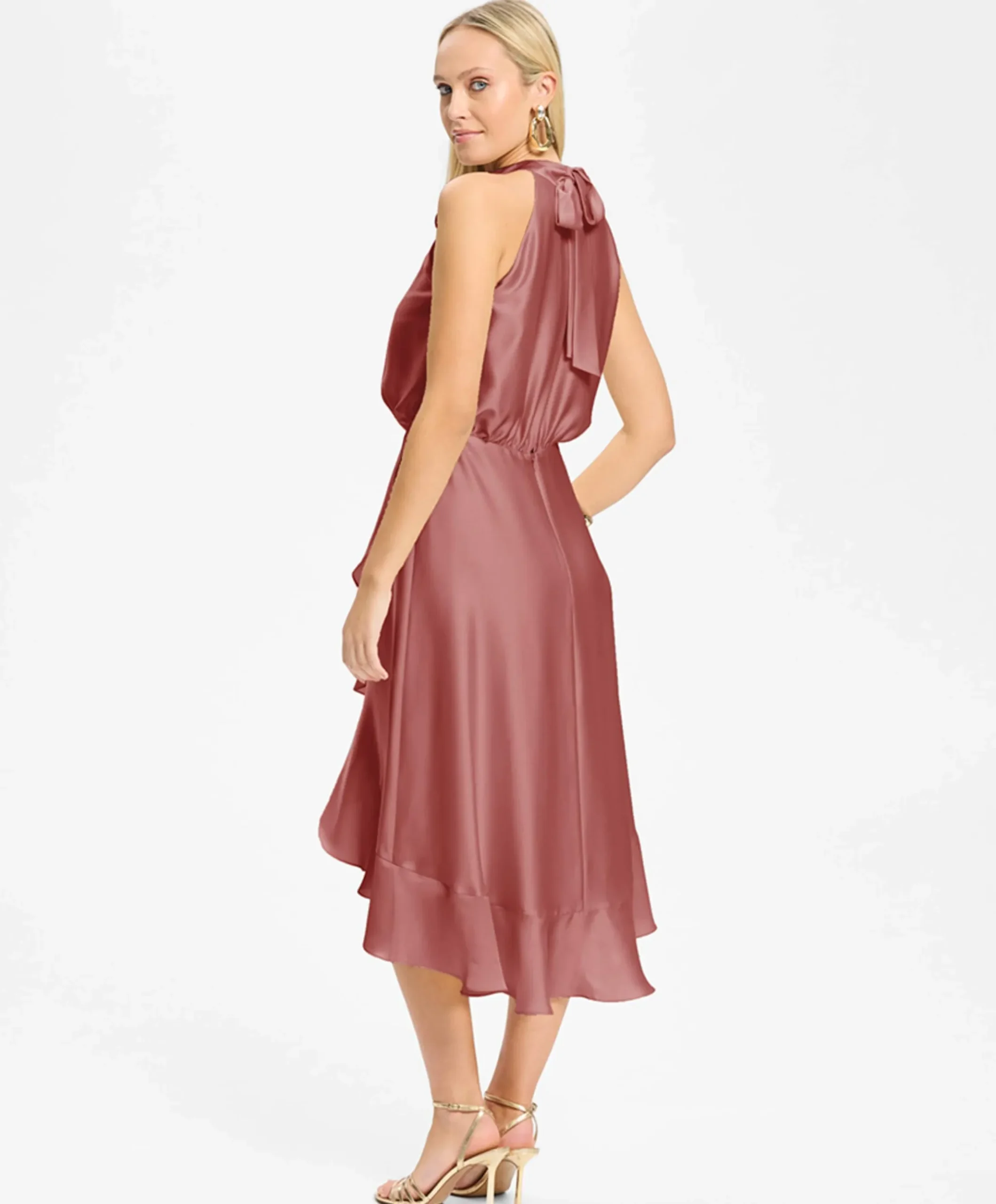 Dames jurk roze
