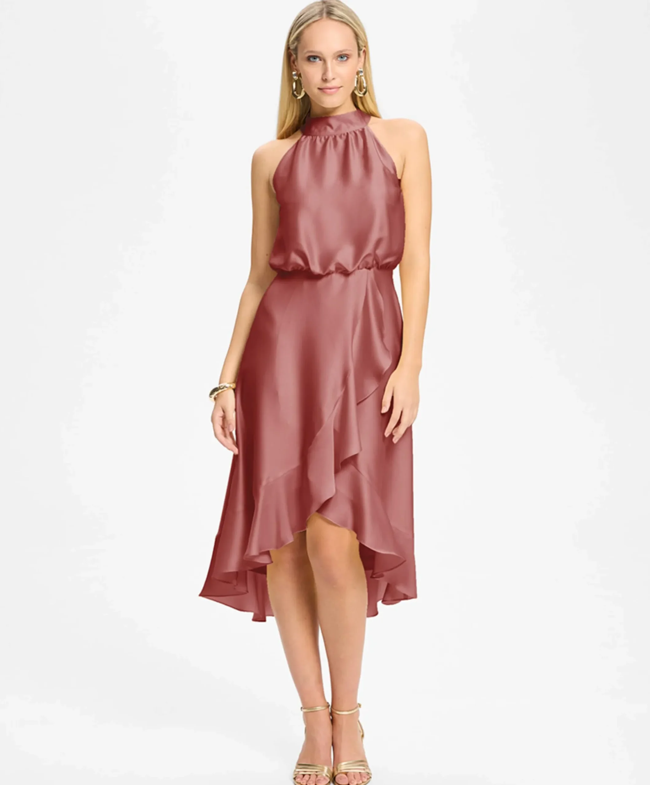 Dames jurk roze