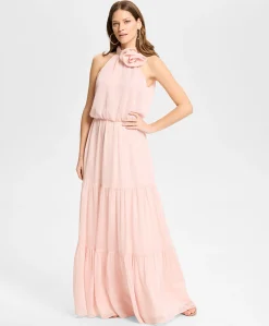 Dames jurk roze