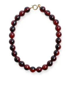 Dames ketting bordeaux
