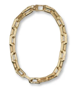Dames ketting 42 cm goud