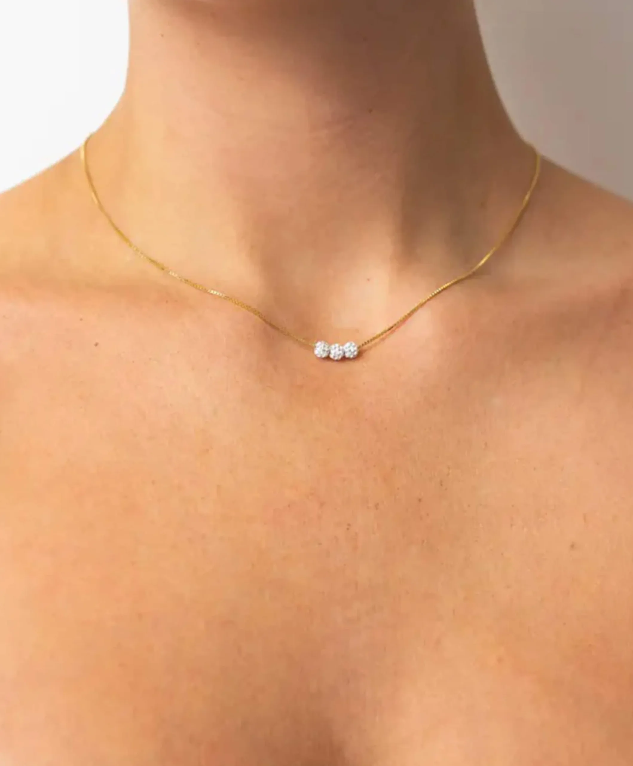Dames ketting goud