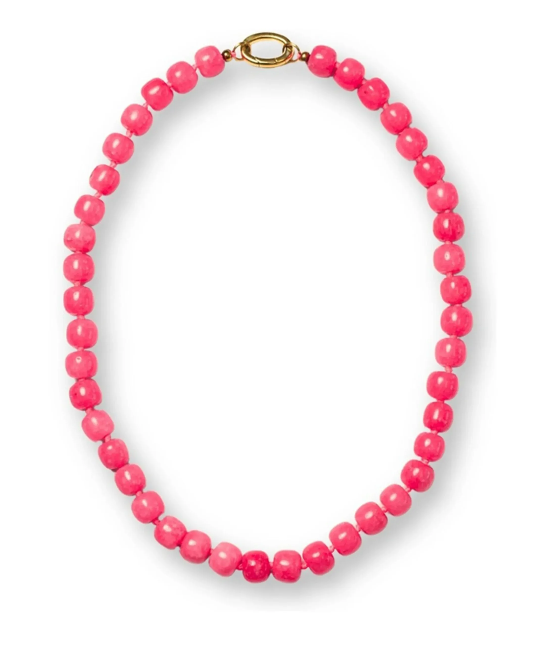 Dames ketting roze