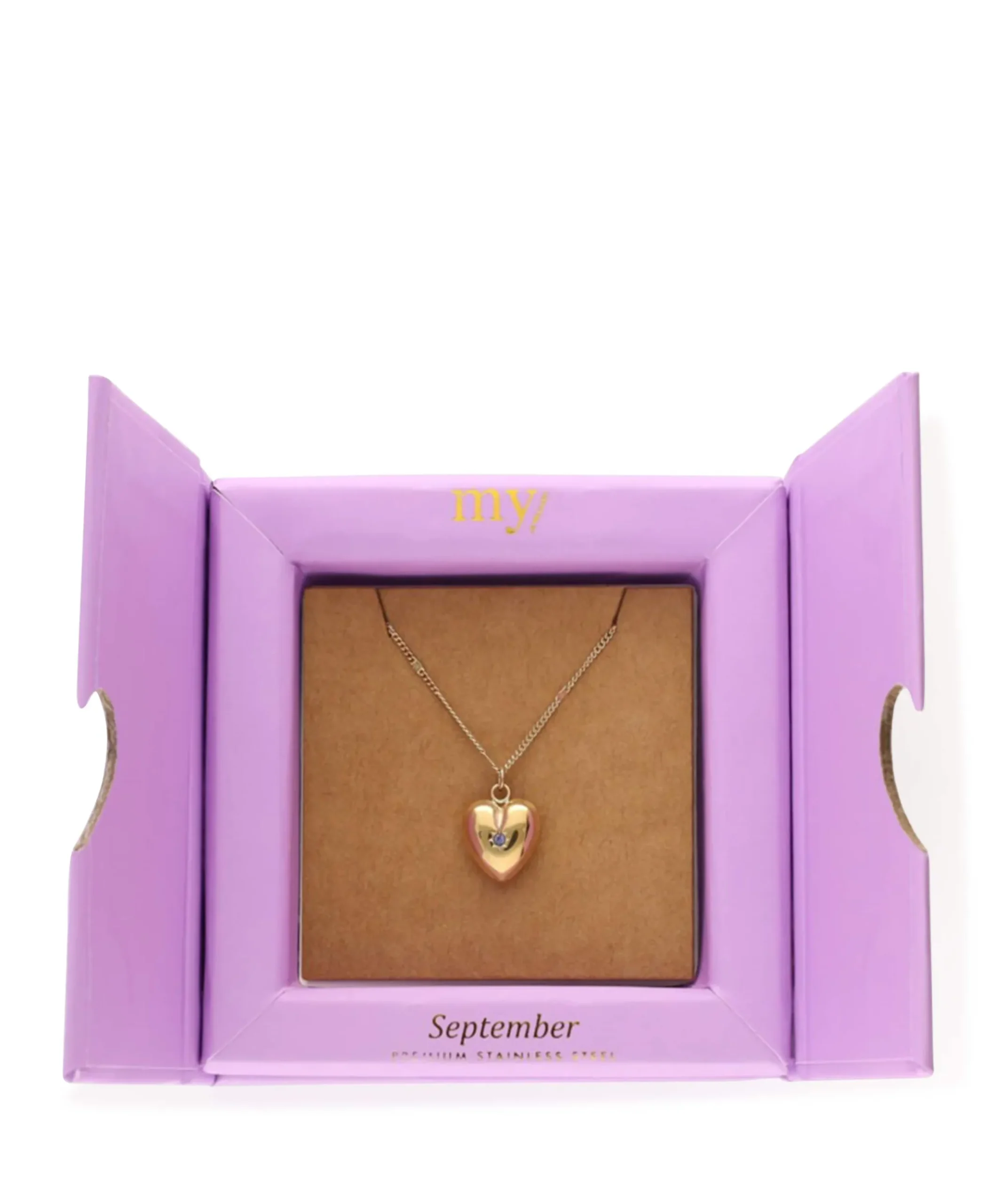 Dames ketting september goud