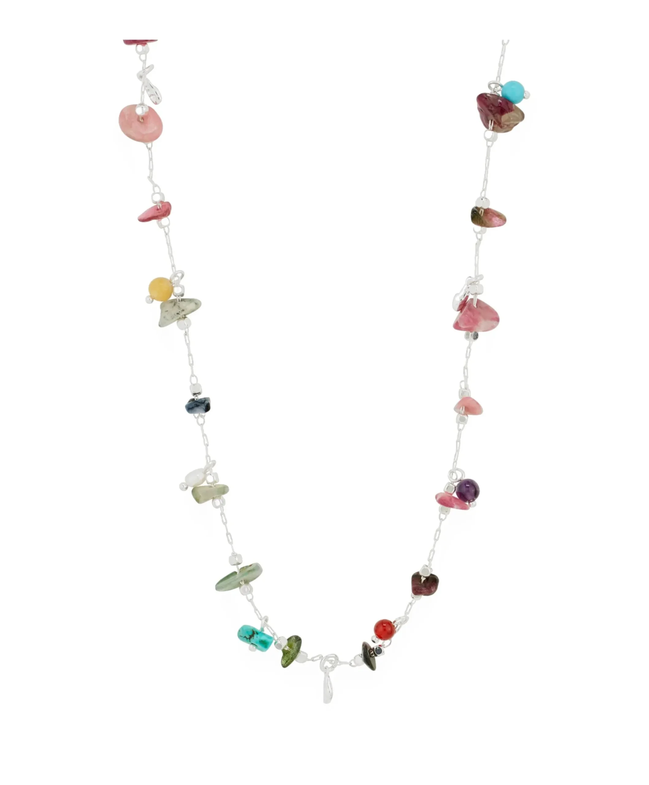 Dames ketting zilver