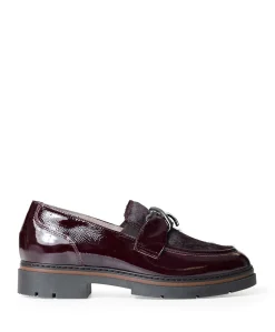dames loafers bordeaux