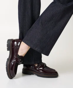 dames loafers bordeaux