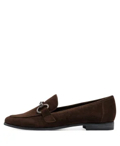 dames loafers bruin