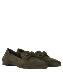 dames loafers groen