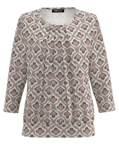 Dames longsleeve beige