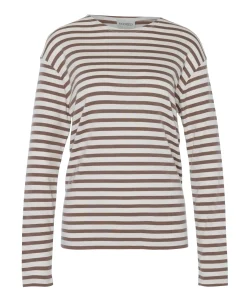 Dames longsleeve beige