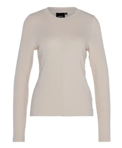 Dames longsleeve beige