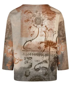 Dames longsleeve beige