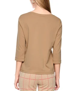 Dames longsleeve beige