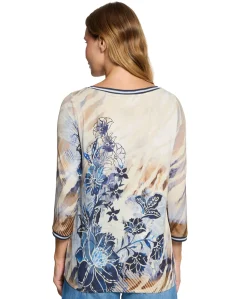 Dames longsleeve beige