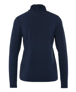 Dames longsleeve blauw