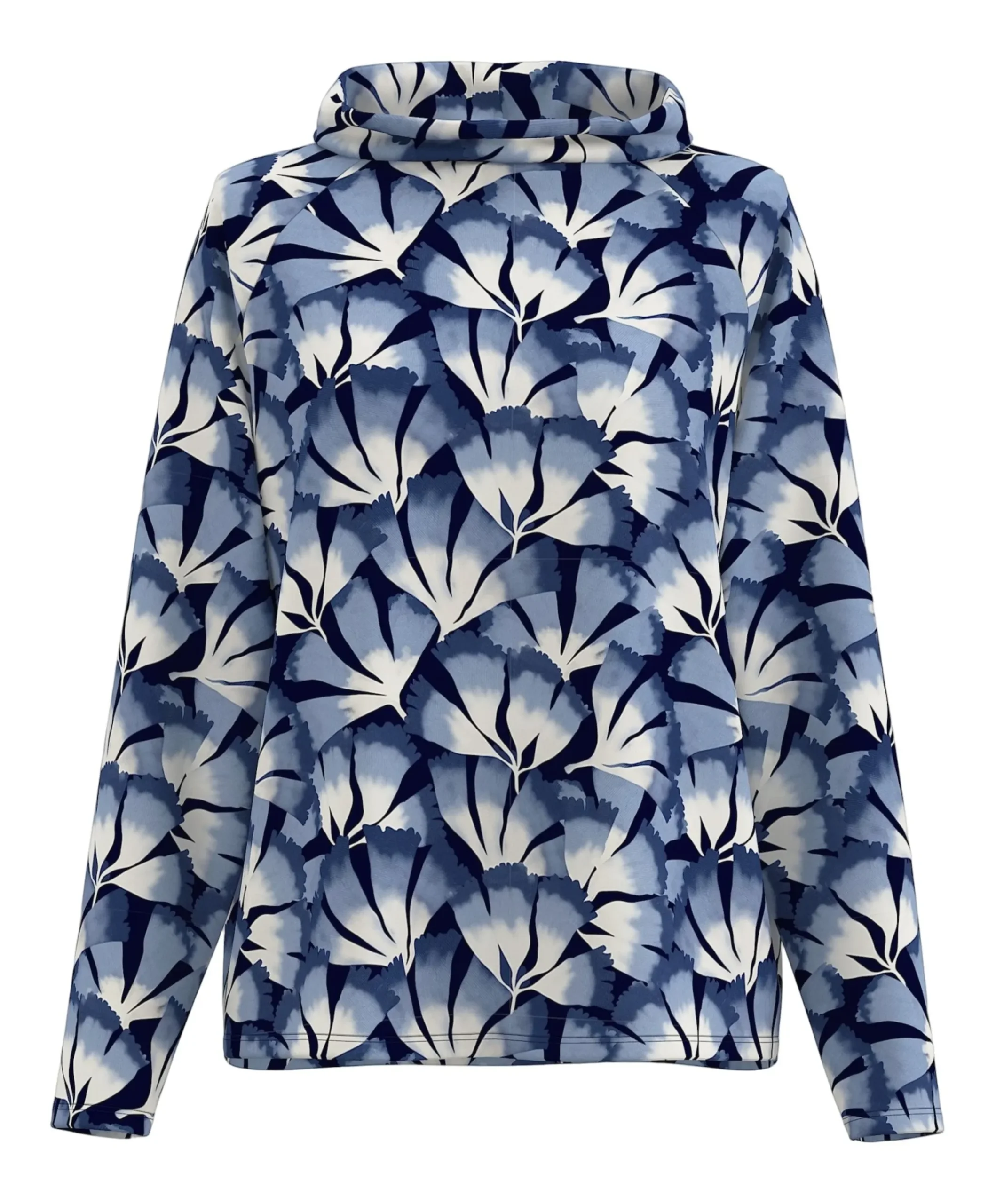 Dames longsleeve blauw
