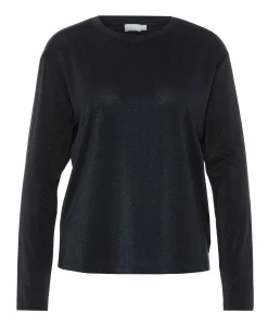 Dames longsleeve blauw