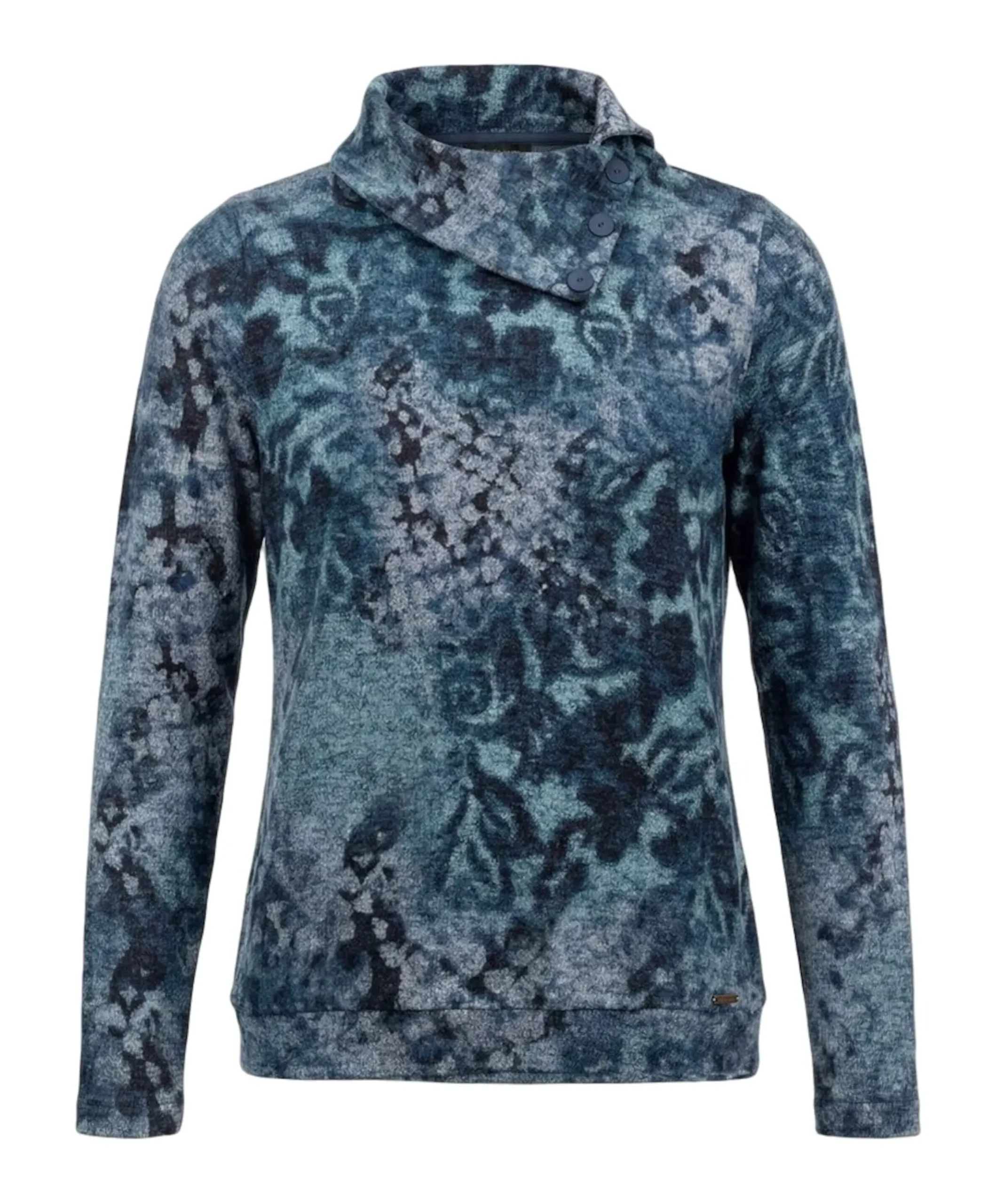 Dames longsleeve blauw