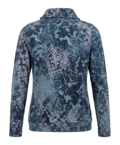 Dames longsleeve blauw