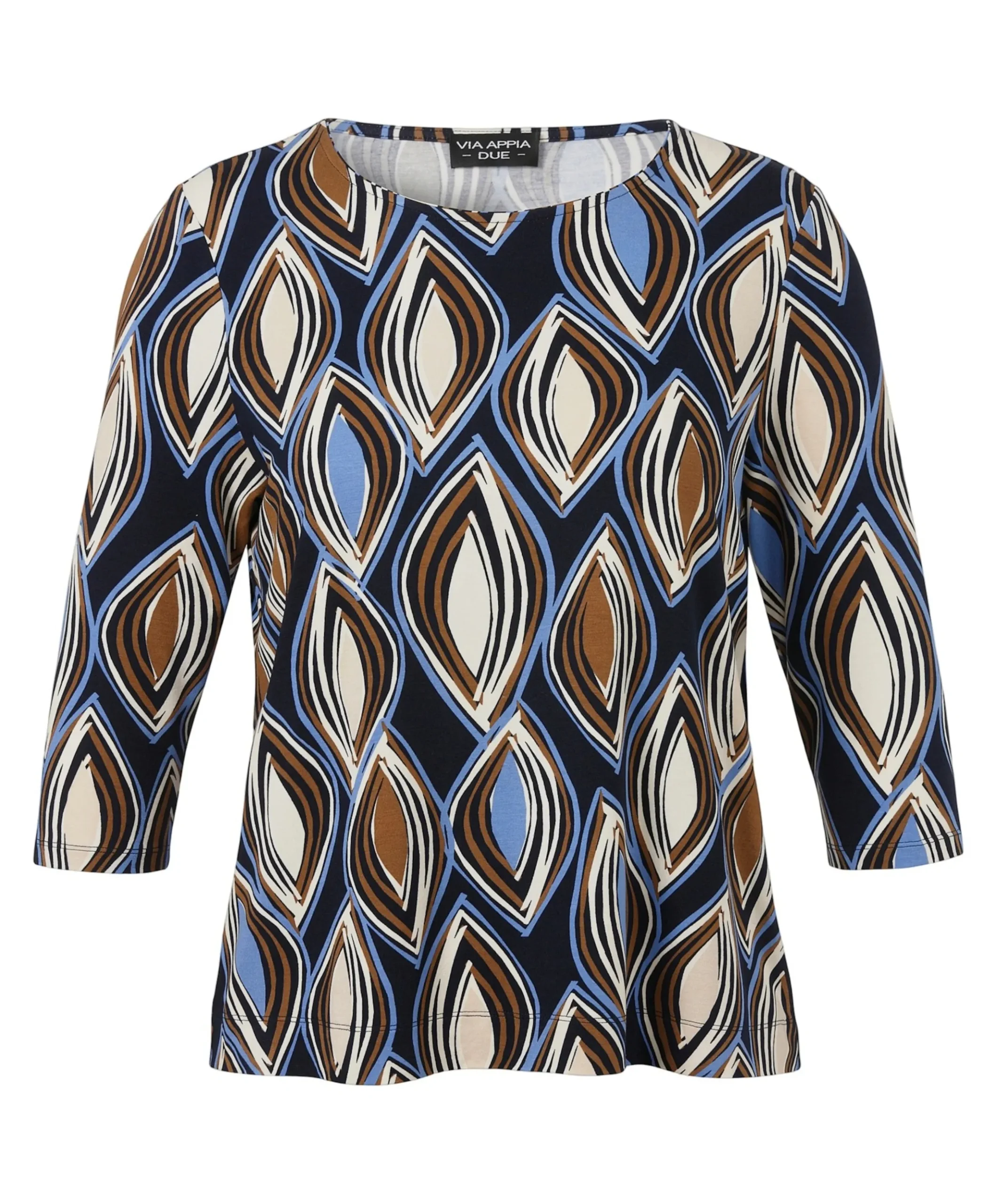 Dames longsleeve blauw