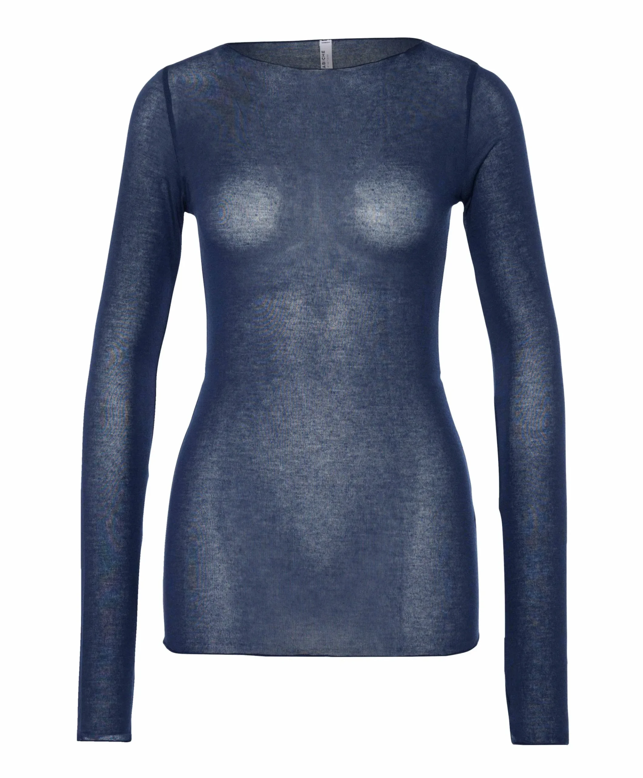 Dames longsleeve blauw