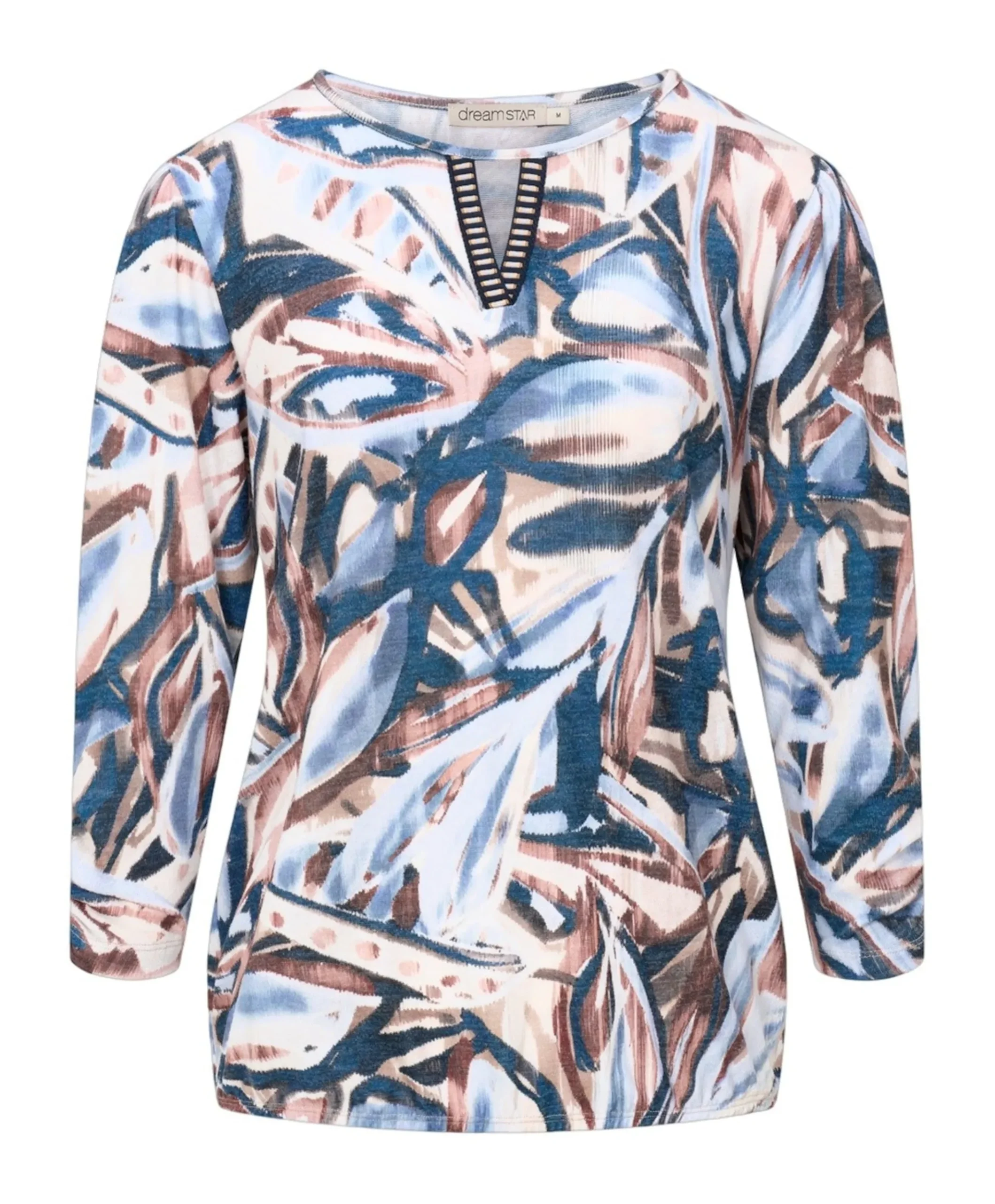 Dames longsleeve blauw