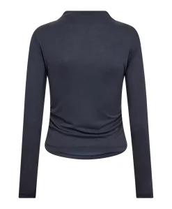 Dames longsleeve blauw