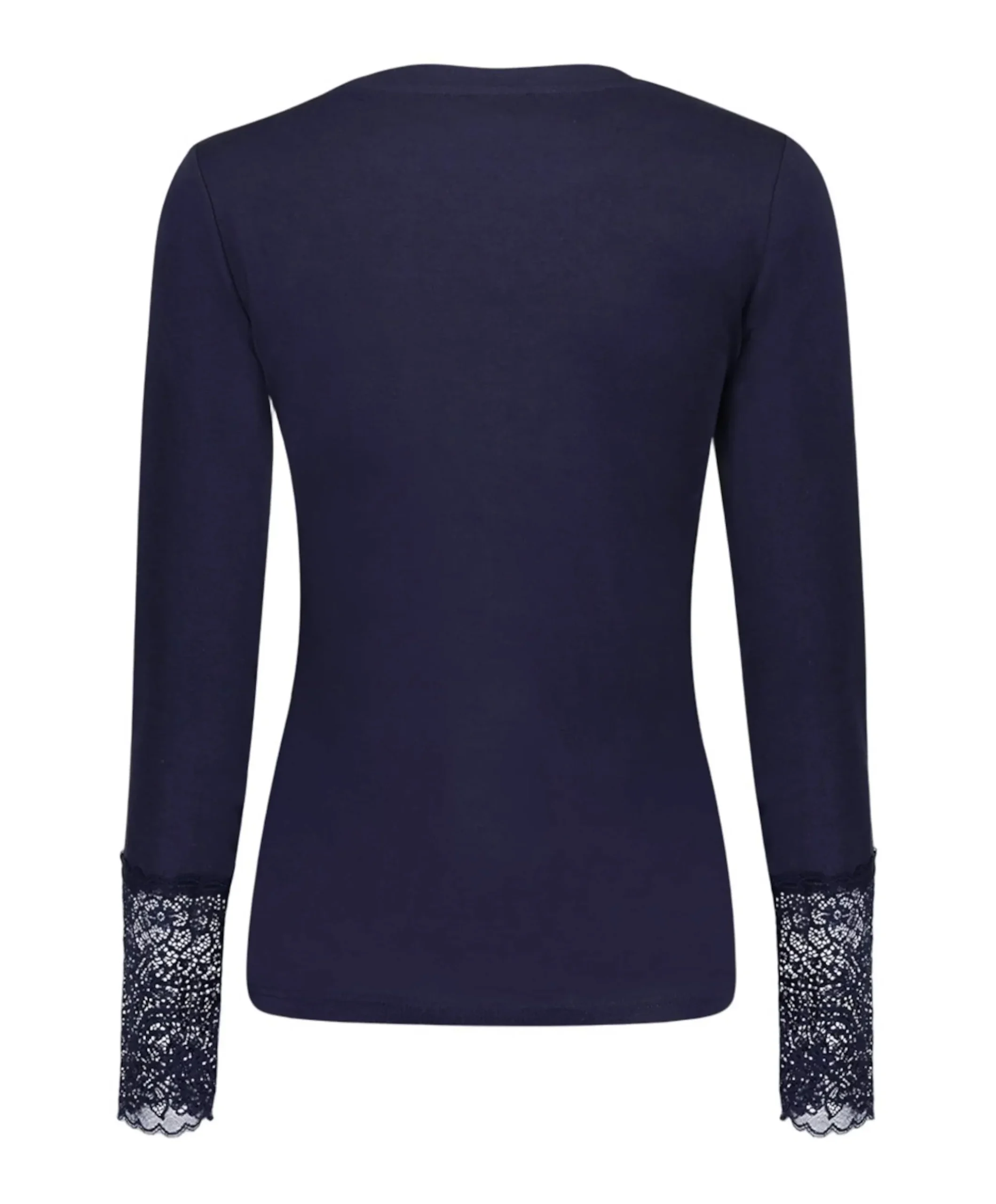 Dames longsleeve blauw