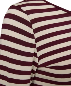Dames longsleeve bordeaux