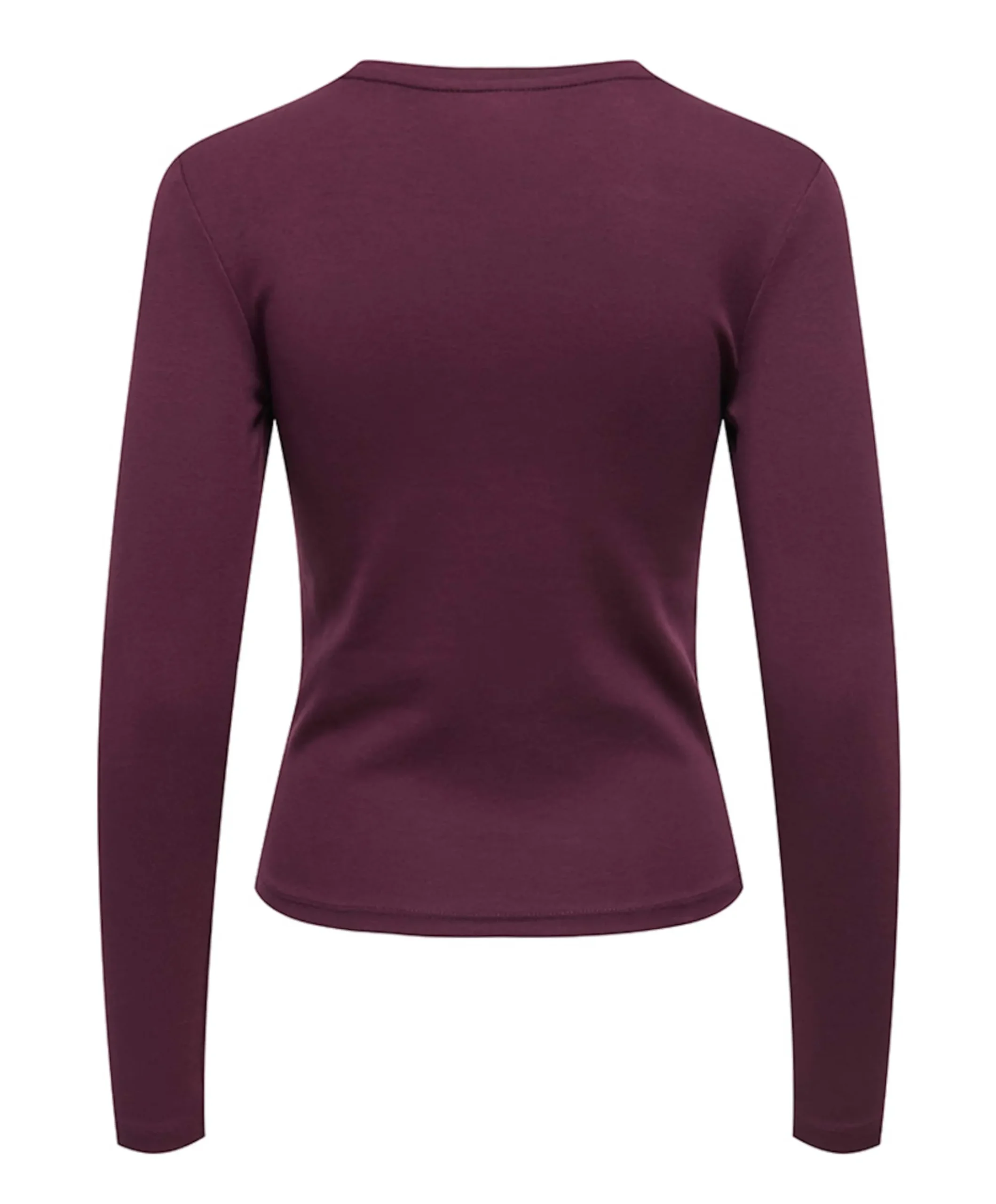 Dames longsleeve bordeaux