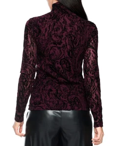Dames longsleeve bordeaux
