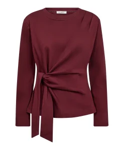 Dames longsleeve bordeaux