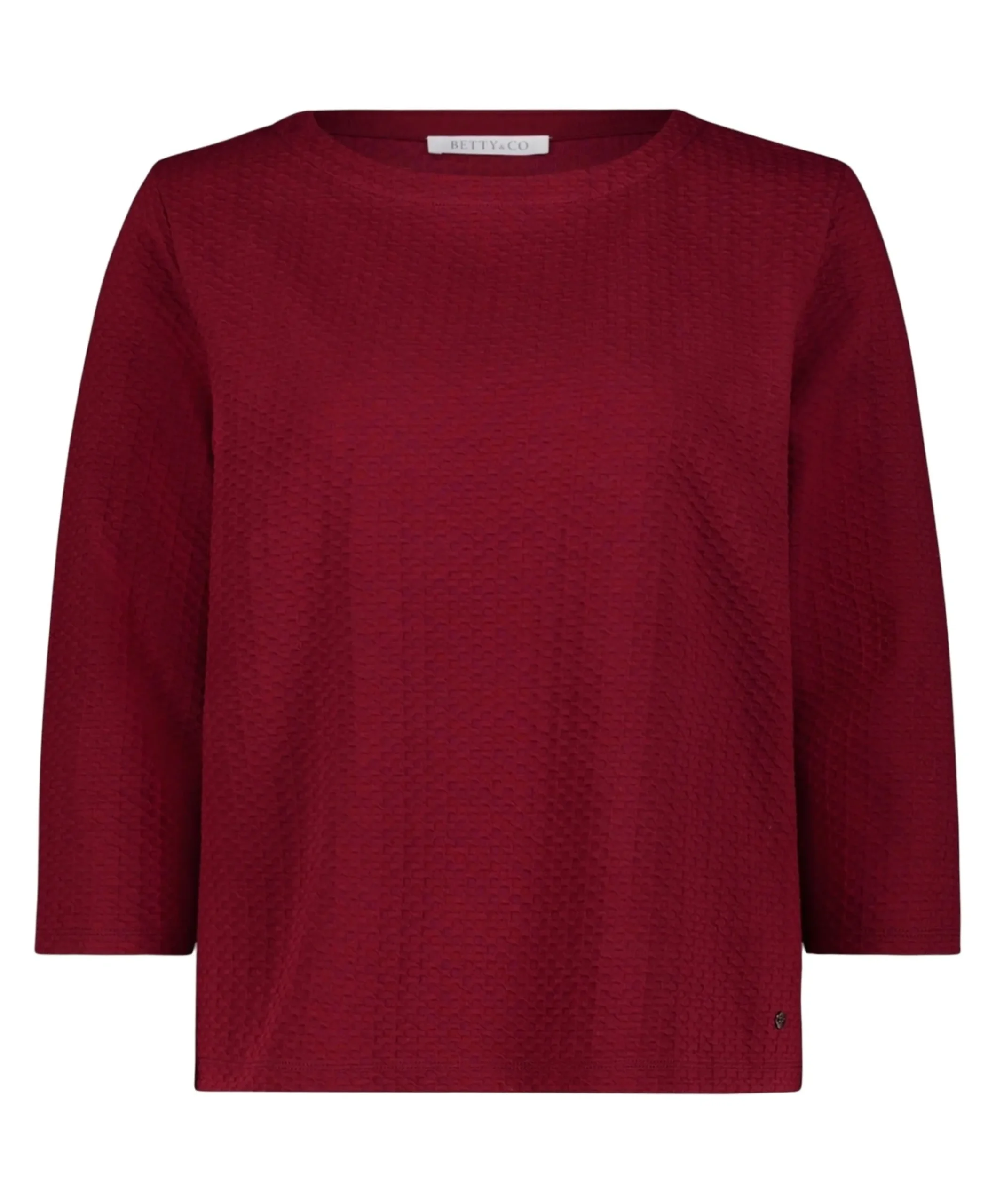 Dames longsleeve bordeaux